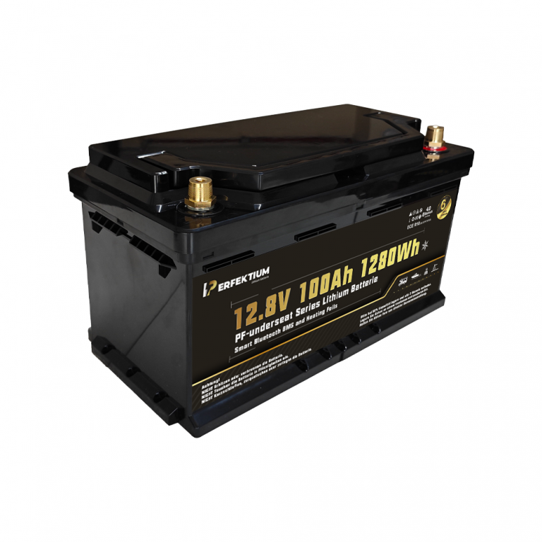 Perfektium PF SERIE Lithium Batterie LiFePO4 12.8V 100Ah Smart BMS mit Bluetooth Wohnmobil Untersitzbatterie mit Heizung-1 Perfektium PF SERIE Lithium Batterie LiFePO4 12.8V 100Ah Smart BMS mit Bluetooth Wohnmobil Untersitzbatterie mit Heizung-1