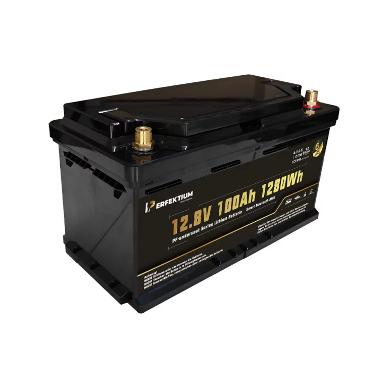 Perfektium PF SERIE Lithium Batterie LiFePO4 12.8V 100Ah Smart BMS mit Bluetooth Wohnmobil Untersitzbatterie-1 Perfektium PF SERIE Lithium Batterie LiFePO4 12.8V 100Ah Smart BMS mit Bluetooth Wohnmobil Untersitzbatterie