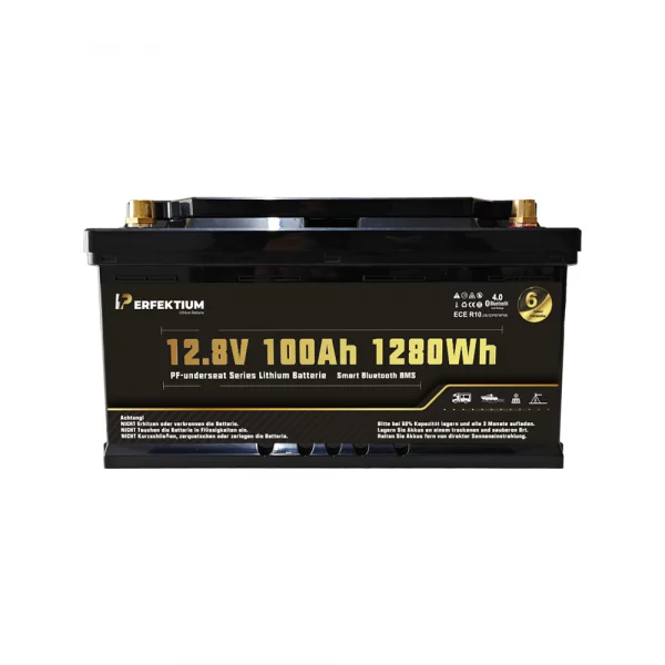 Perfektium PF SERIE Lithium Batterie LiFePO4 12.8V 100Ah Smart BMS mit Bluetooth Wohnmobil Untersitzbatterie-2 Perfektium PF SERIE Lithium Batterie LiFePO4 12.8V 100Ah Smart BMS mit Bluetooth Wohnmobil Untersitzbatterie-2