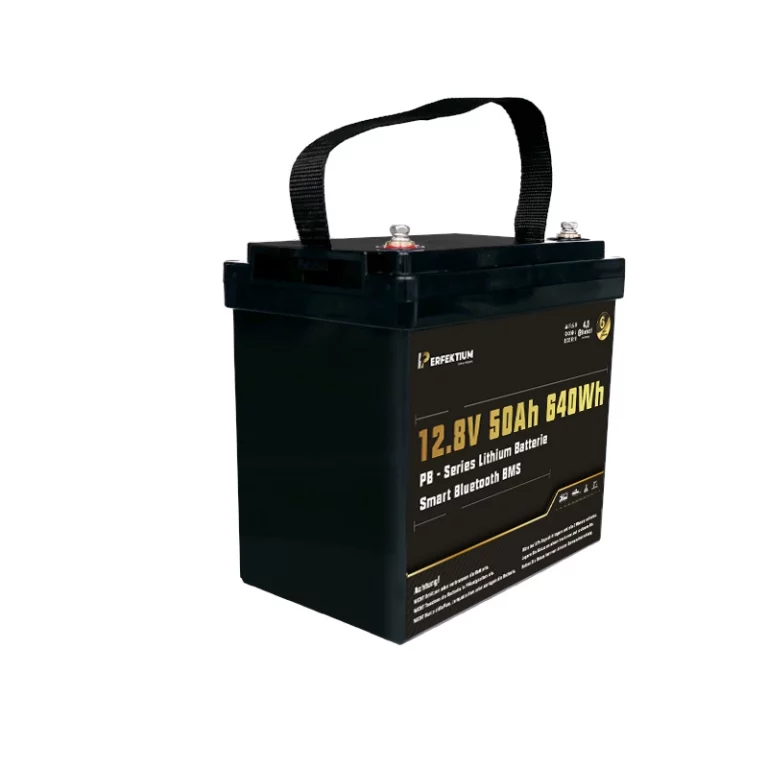 Lithium Batterie 50Ah 12V LiFePO4 Smart BMS Bluetooth Perfektium-1 Lithium Batterie 50Ah 12V LiFePO4 Smart BMS Bluetooth Perfektium-1