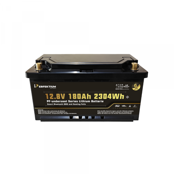 Perfektium PF SERIES Lithium Batterie LiFePO4 12.8V 180Ah Smart BMS mit Bluetooth Wohnmobil Untersitzbatterie mit Heizung-3