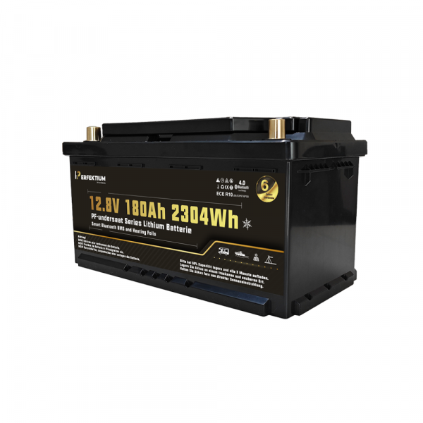 Perfektium PF SERIES Lithium Batterie LiFePO4 12.8V 180Ah Smart BMS mit Bluetooth Wohnmobil Untersitzbatterie mit Heizung-5