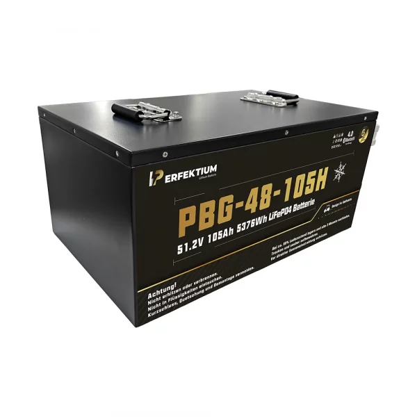 Perfektium PBG SERIES Lithium Batterie LiFePO4 51.2V 105Ah Smart BMS mit Bluetooth Golfwagen Batterie mit Heizung-3 Perfektium PBG SERIES Lithium Batterie LiFePO4 51.2V 105Ah Smart BMS mit Bluetooth Golfwagen Batterie mit Heizung