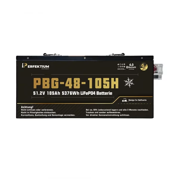 Perfektium PBG SERIES Lithium Batterie LiFePO4 51.2V 105Ah Smart BMS mit Bluetooth Golfwagen Batterie mit Heizung-4 Perfektium PBG SERIES Lithium Batterie LiFePO4 51.2V 105Ah Smart BMS mit Bluetooth Golfwagen Batterie mit Heizung
