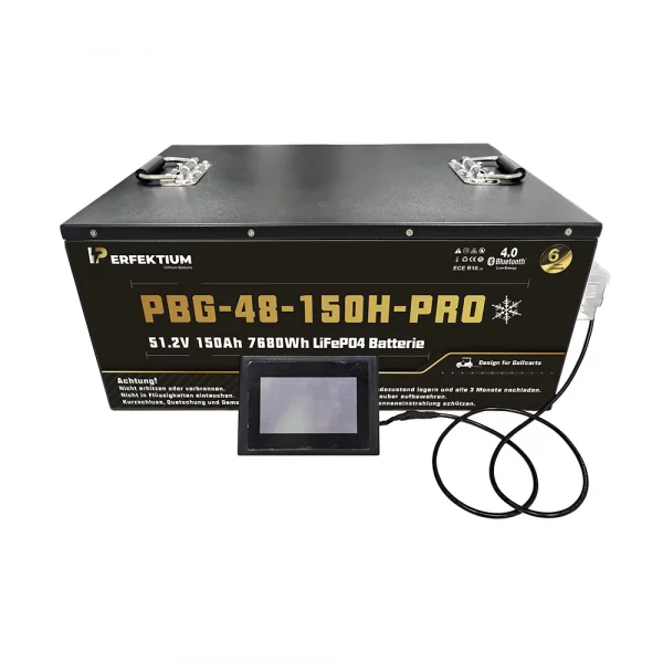 Perfektium PBG SERIES Lithium Batterie LiFePO4 51.2V 150Ah Smart BMS mit Bluetooth Golfwagen batterie mit Heizung-7 Perfektium PBG SERIES Lithium Batterie LiFePO4 51.2V 150Ah PRO Smart BMS mit Bluetooth Golfwagen batterie mit Heizung