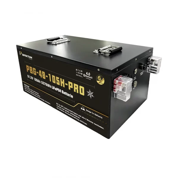 Perfektium PBG SERIES Lithium Batterie LiFePO4 51.2V 105Ah PRO Smart BMS mit Bluetooth Golfwagen Batterie mit Heizung-2 Perfektium PBG SERIES Lithium Batterie LiFePO4 51.2V 105Ah PRO Smart BMS mit Bluetooth Golfwagen Batterie mit Heizung