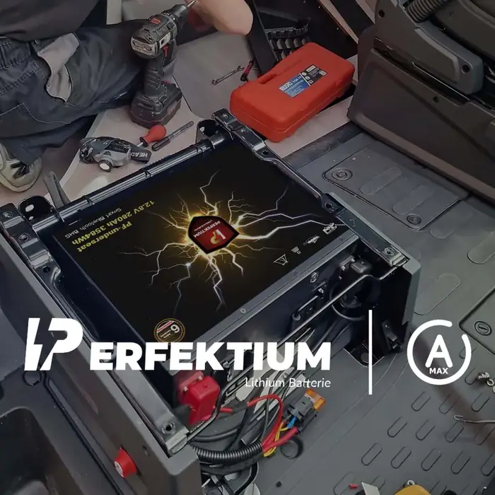 Perfektium LiFePO4 Batterie mit 300A Smart BMS für hohe Entladeleistung