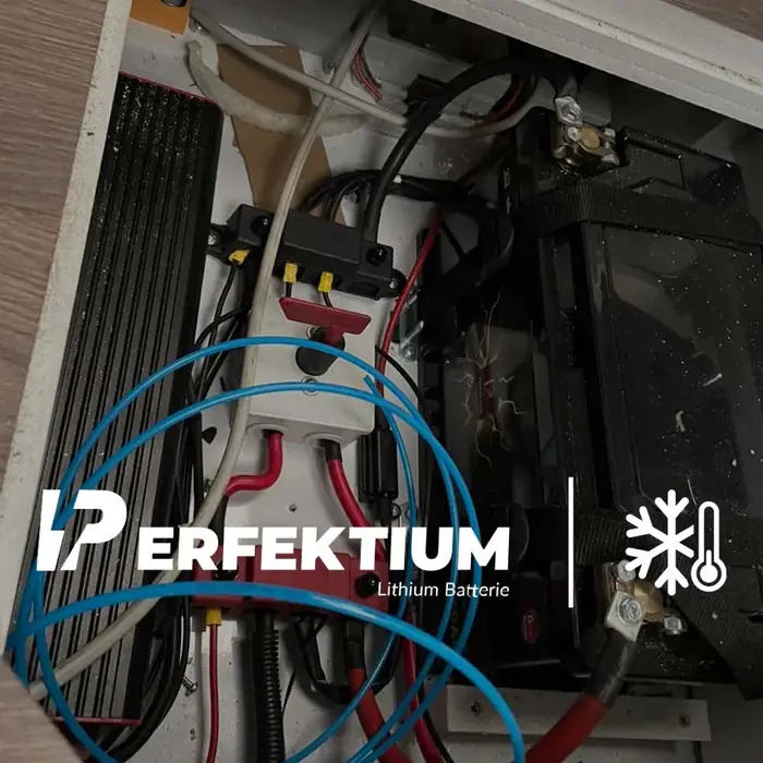 Perfektium LiFePO4 Batterie mit Heizfunktion für Winterbetrieb