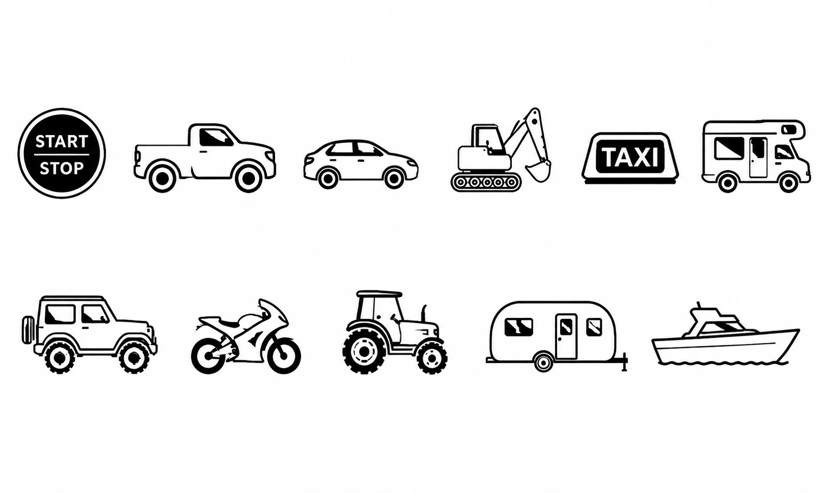 Application scenario icons